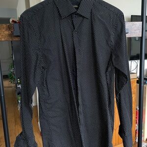 Men's Black Polka Dot Shirt